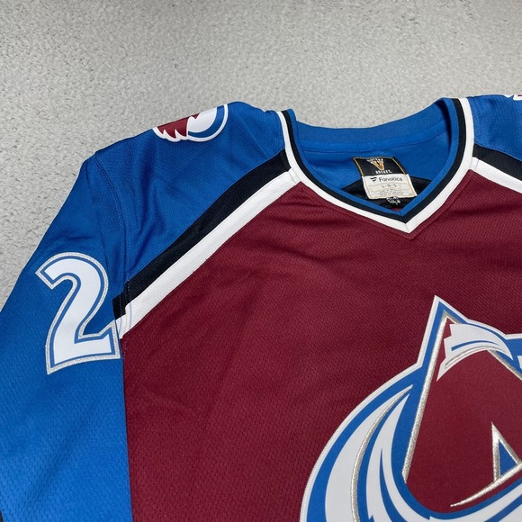 Colorado Avalanche Jersey Mens Large Red NHL Hockey Fanatics Forsberg 21 - Picture 3 of 14